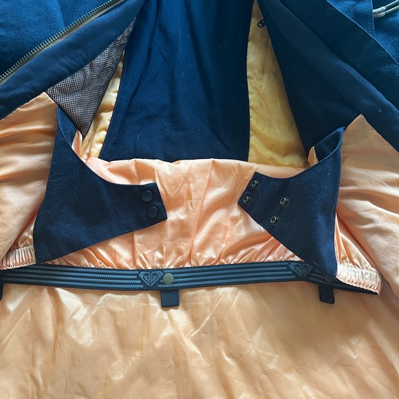 Roxy Hartley Snow Jacket Black Tan XS - Picture 5 of 9